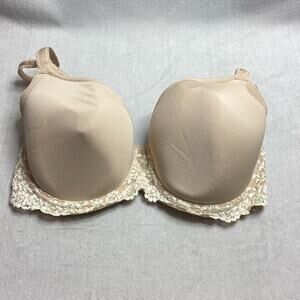 Wacoal 853191 nude with lace details underwire bra Size 32DDD